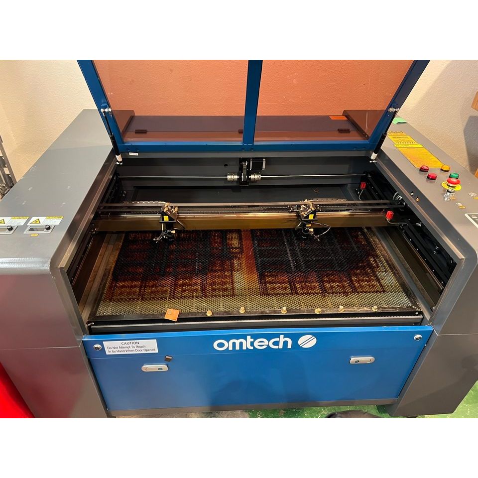 OMTech ZF2440-80 80W CO2 Dual Laser Engraver Cutting Machine