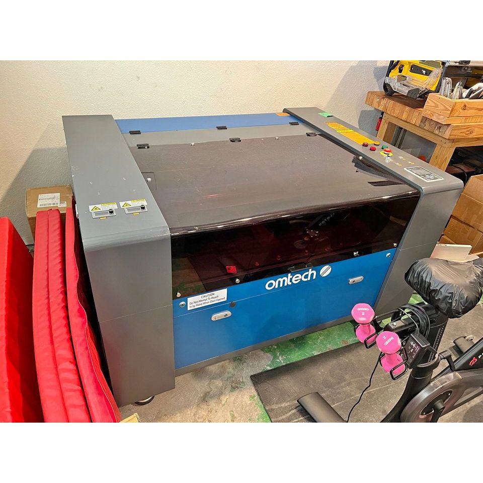 OMTech ZF2440-80 80W CO2 Dual Laser Engraver Cutting Machine