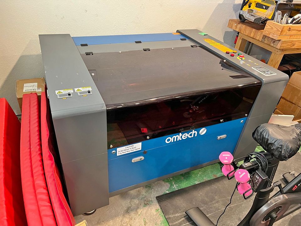 OMTech ZF2440-80 80W CO2 Dual Laser Engraver Cutting Machine